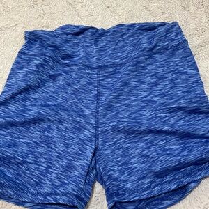 Just Be Free Blue Women's Athletic Shorts